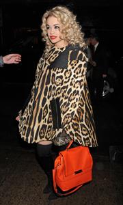 Rita Ora arriving to her concert at the Highline Ballroom in New York City on Dec 22, 2012 