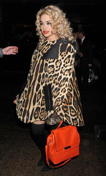 Rita Ora arriving to her concert at the Highline Ballroom in New York City on Dec 22, 2012 