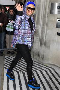 Rita Ora at BBC Radio 2 in West London 11/19/12 