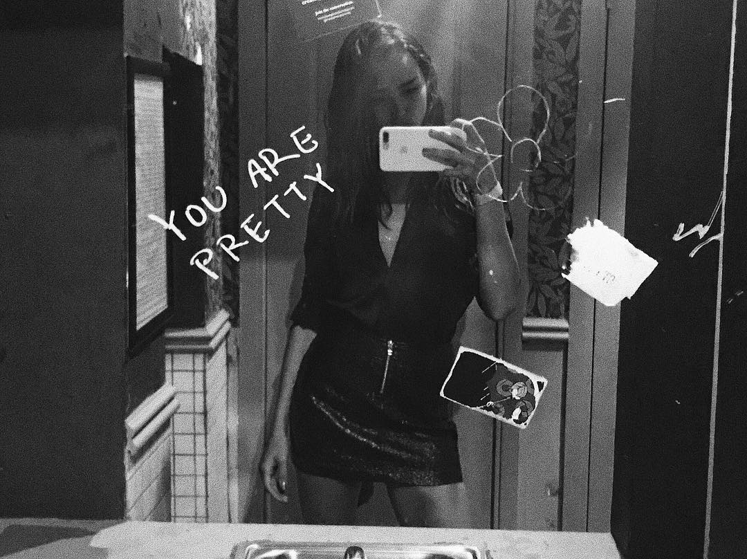 Carolina Sanchez taking a selfie