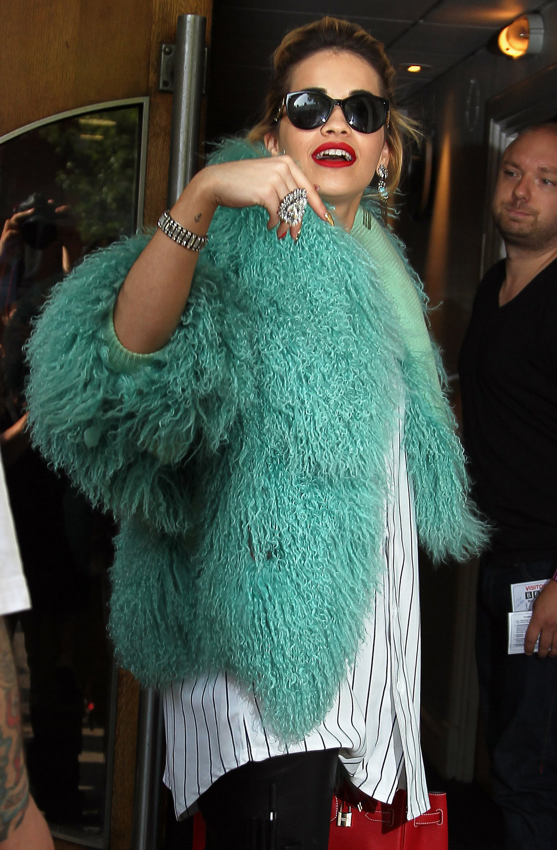 Rita Ora - Arriving to BBC Maida Vale Studios in London August 10, 2012