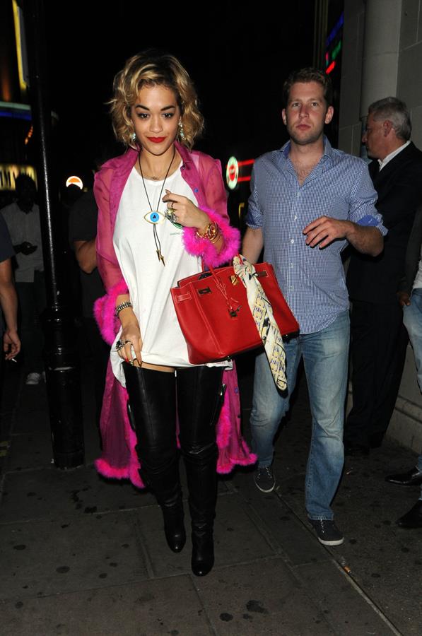Rita Ora at DSTRKT Club in London on August 10, 2012