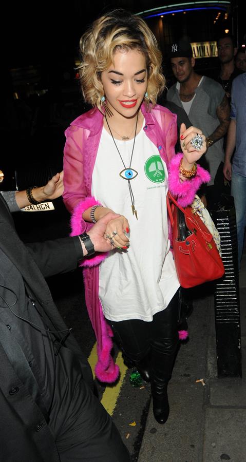 Rita Ora at DSTRKT Club in London on August 10, 2012