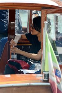 Salma Hayek Visiting the Biennale in Venice May 30, 2013