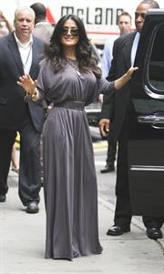 Salma Hayek - At the Good Morning America show in New York City (11.07.2013) 