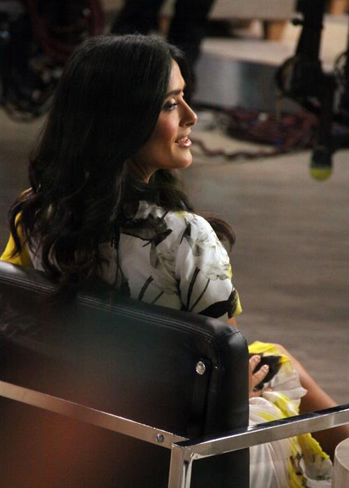 Salma Hayek - At the Good Morning America show in New York City (11.07.2013) 