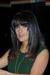 Salma Hayek leaving The Wendy Williams Show in NYC 11.10.12