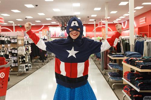 Leisel Bonnke in the Seasonal Aisle