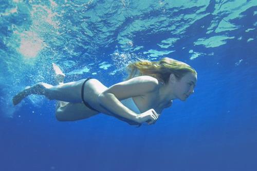 Blair Williams in a bikini