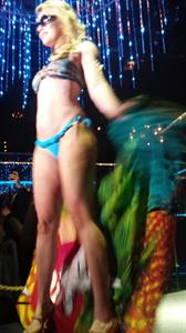 Marcella Bragio in a bikini