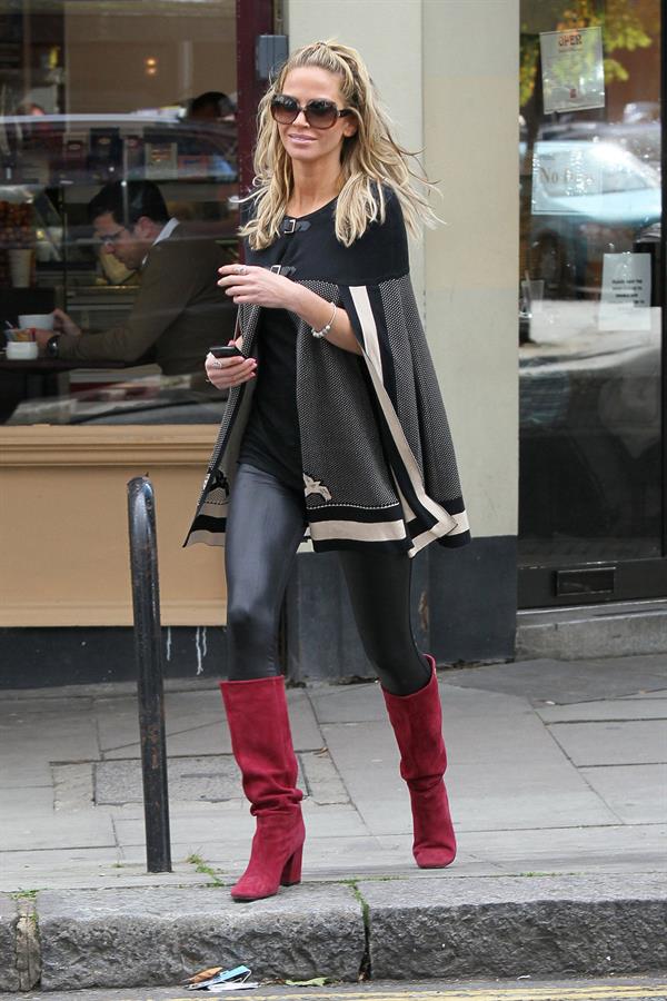 Sarah Harding out and about near her London home October 4, 2012 