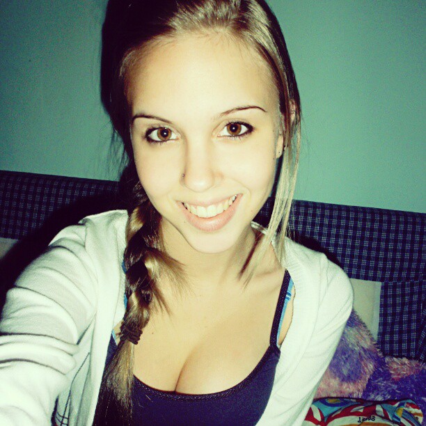 Maria Domark taking a selfie