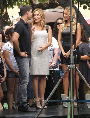 Sasha Alexander - Interview for the show EXTRA at The Grove - LA - 08.13.2012