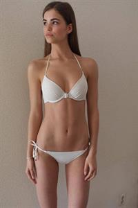 Robin Holzken in a bikini