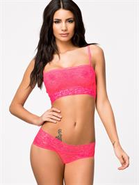 Johanna Lundback in lingerie