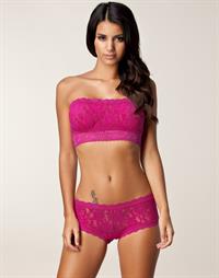 Johanna Lundback in lingerie