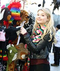 Stefanie Scott on holiday in NY 12/28/12 