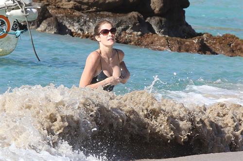 Stephanie Seymour - bikini in St. Barts 12/26/12  