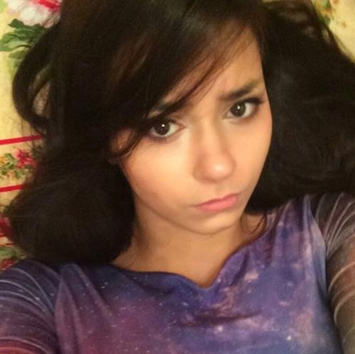 Helga Lovekaty taking a selfie