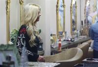 Tara Reid was seen at Tatiana Hair Extensions in Kensington, December 21, 2012 