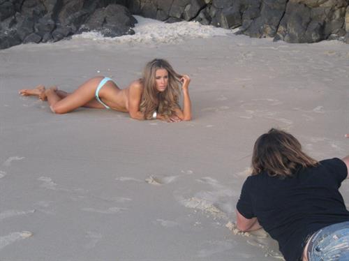 Ellie Gonsalves in a bikini