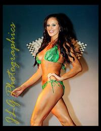 Rebecca Von Rise in a bikini