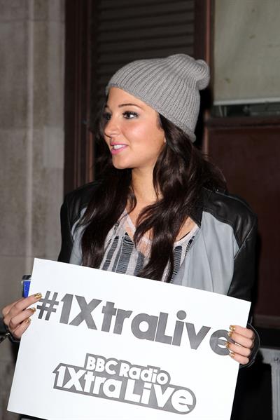 Tulisa Contostavlos Radio 1 in London - October 26, 2012