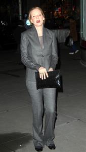 Uma Thurman Arriving at Christie's Auction House in New York December 18, 2012 
