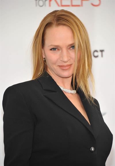 Uma Thurman New York Premiere of 'Playing for Keeps' presented by The Cinema Society & Film District December 5 