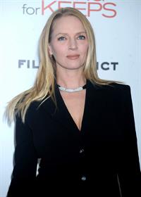 Uma Thurman New York Premiere of 'Playing for Keeps' presented by The Cinema Society & Film District December 5 