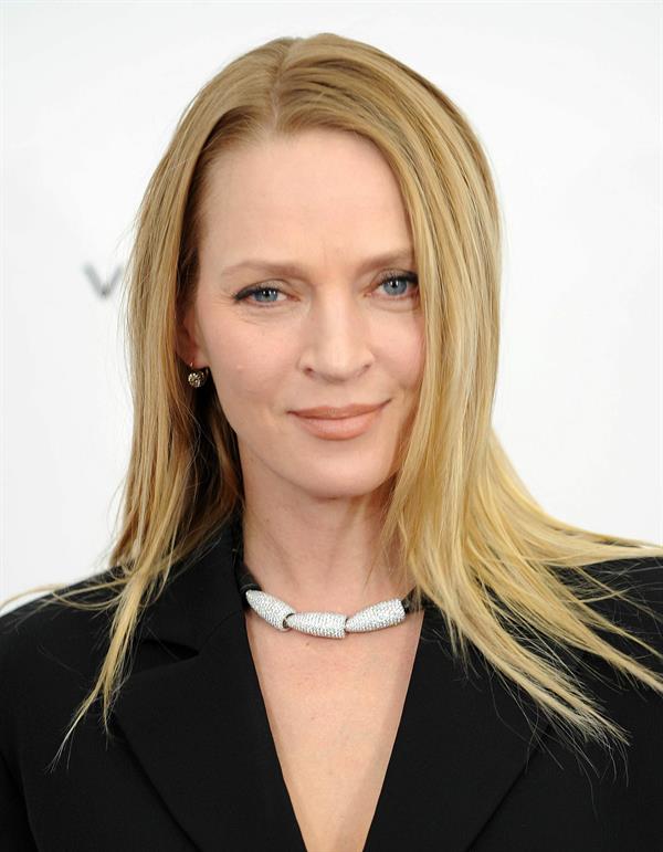 Uma Thurman New York Premiere of 'Playing for Keeps' presented by The Cinema Society & Film District December 5 