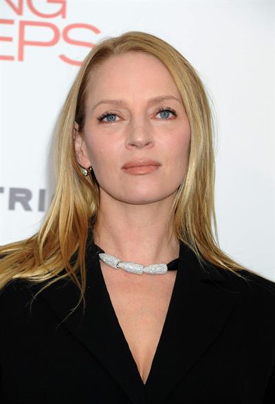 Uma Thurman New York Premiere of 'Playing for Keeps' presented by The Cinema Society & Film District December 5 
