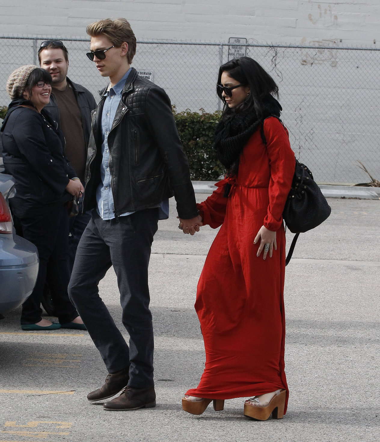 Vanessa Hudgens - headed to church in Hollywood 12/30/12  