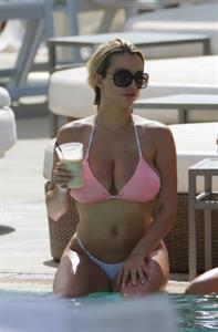 Lindsey Pelas in a bikini