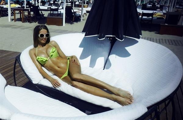 Anna Andres in a bikini
