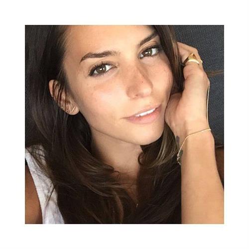 Genesis Rodriguez taking a selfie