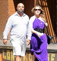 Mariah Carey strolls around New York City August 25, 2014