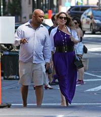 Mariah Carey strolls around New York City August 25, 2014