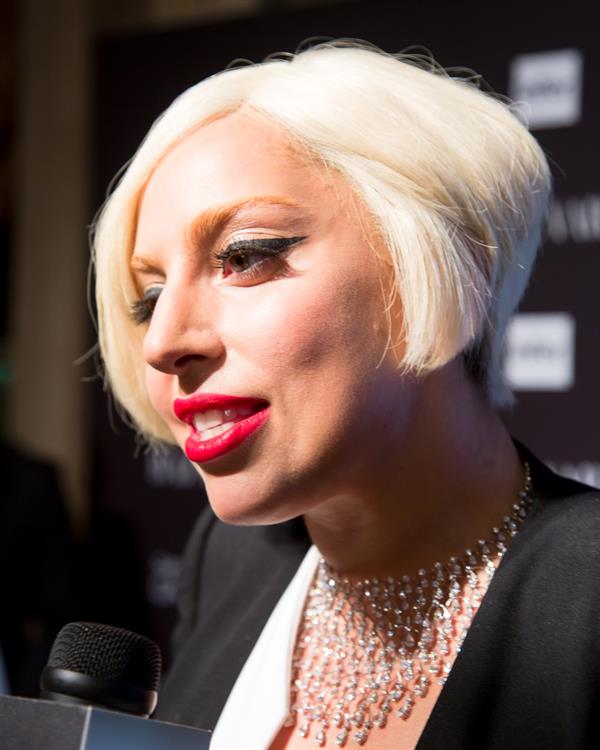 Lady Gaga at the HARPERS BAZAAR Celebrate ICONS September 6, 2014