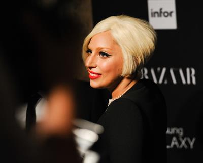 Lady Gaga at the HARPERS BAZAAR Celebrate ICONS September 6, 2014