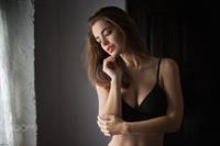 Lidia Savoderova in lingerie