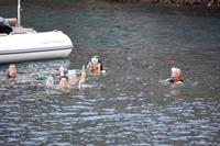 Rihanna enjoying a break on a yacht in Ponza August 29, 2014
