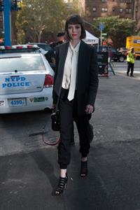 Coco Rocha @ NYC fashion week September 4, 2014