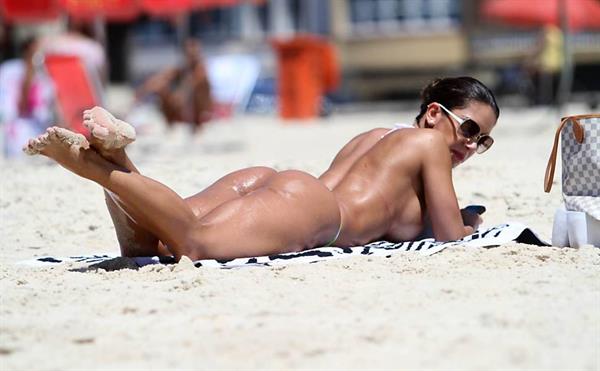 Graciella Carvalho in a bikini - ass