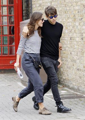 Keira Knightly & husband James Righton out shopping in North London September 3, 2014