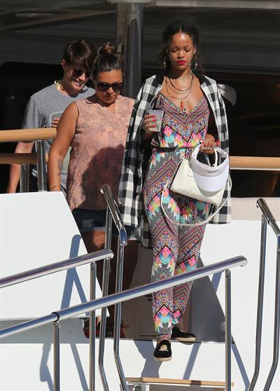 Rihanna in Calvi, Corsica