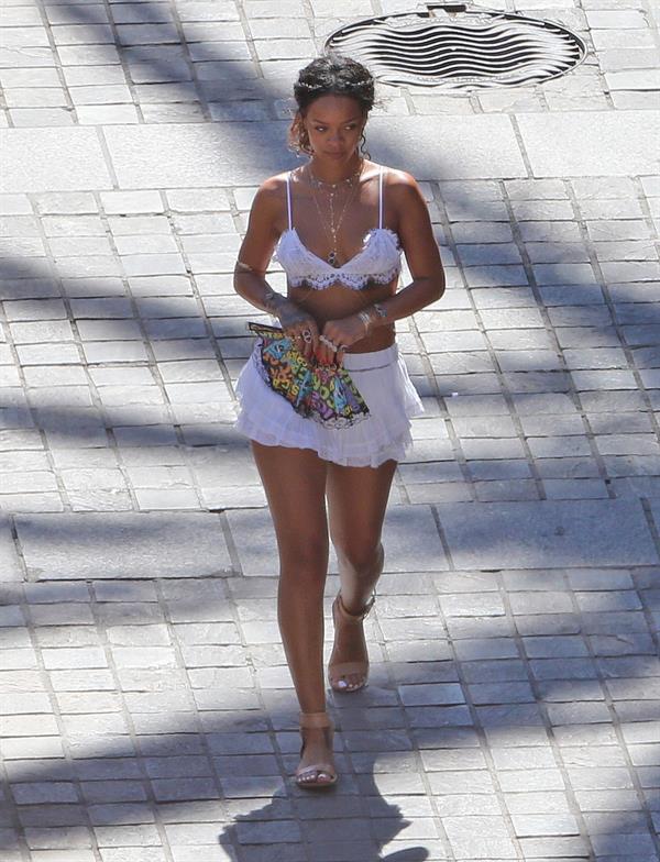 Rihanna in Calvi, Corsica
