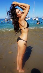 Aarika Wolf in a bikini