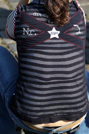 Katarina Witt at the oldtimer car rally Hamburg-Berlin-Klassik August 30, 2014