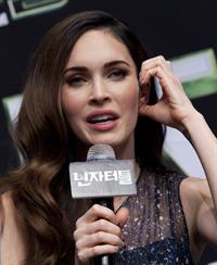 Megan Fox Teenage Mutant Ninja Turtles, press conference in Seoul August 27, 2014